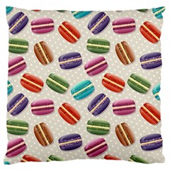 Macaron Bread Standard Flano Cushion Case (one Side) by HermanTelo