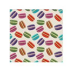 Macaron Bread Small Satin Scarf (square)