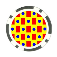 Pattern Circle Plaid Poker Chip Card Guard (10 Pack)