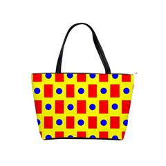 Pattern Circle Plaid Classic Shoulder Handbag by HermanTelo