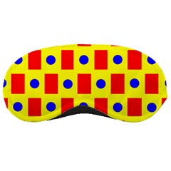 Pattern Circle Plaid Sleeping Mask