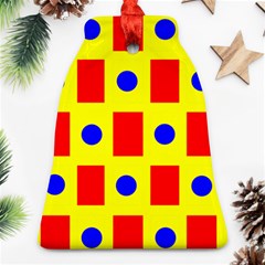 Pattern Circle Plaid Ornament (bell)