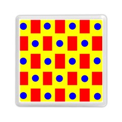 Pattern Circle Plaid Memory Card Reader (square)