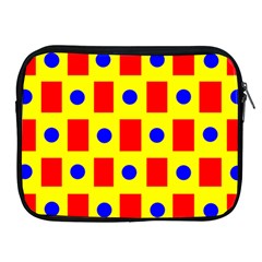 Pattern Circle Plaid Apple Ipad 2/3/4 Zipper Cases