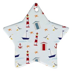 Nautical Sea Star Ornament (Two Sides)