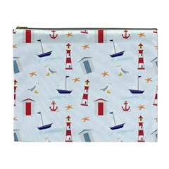 Nautical Sea Cosmetic Bag (XL)