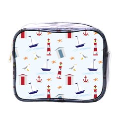 Nautical Sea Mini Toiletries Bag (One Side)