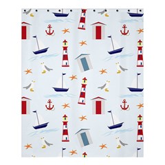 Nautical Sea Shower Curtain 60  x 72  (Medium) 