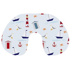 Nautical Sea Travel Neck Pillow