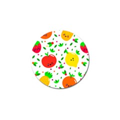 Pattern Fruits Orange Green Golf Ball Marker (4 Pack)