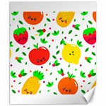 Pattern Fruits Orange Green Canvas 8  x 10  8.15 x9.66  Canvas - 1