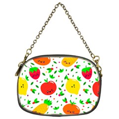 Pattern Fruits Orange Green Chain Purse (one Side) by HermanTelo