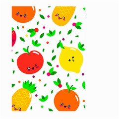 Pattern Fruits Orange Green Large Garden Flag (two Sides)