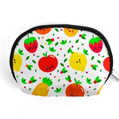 Pattern Fruits Orange Green Accessory Pouch (medium)