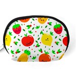 Pattern Fruits Orange Green Accessory Pouch (Medium) Back