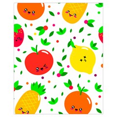 Pattern Fruits Orange Green Drawstring Bag (small)