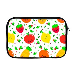 Pattern Fruits Orange Green Apple Macbook Pro 17  Zipper Case