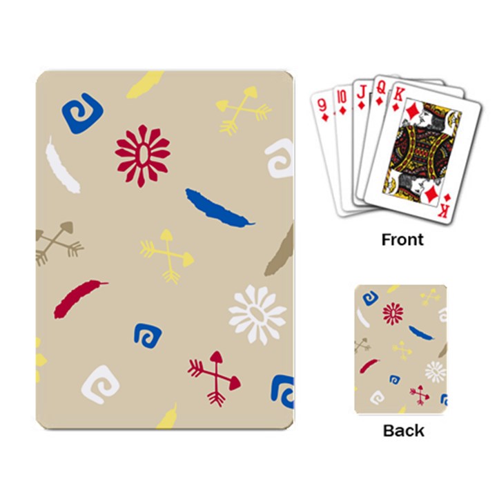 Pattern Culture Tribe American Playing Cards Single Design