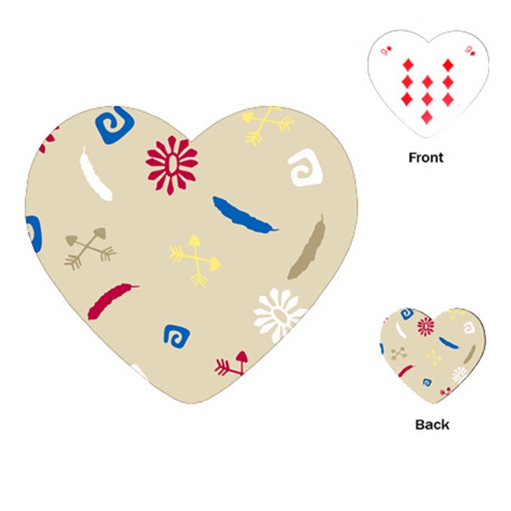 Pattern Culture Tribe American Playing Cards (Heart)