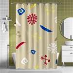 Pattern Culture Tribe American Shower Curtain 48  x 72  (Small)  Curtain(48  X 72 ) - 42.18 x64.8  Curtain(48  X 72 )