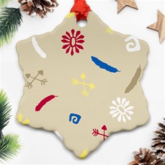 Pattern Culture Tribe American Ornament (snowflake)