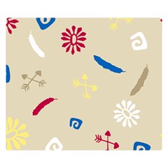 Pattern Culture Tribe American Double Sided Flano Blanket (small) 