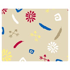 Pattern Culture Tribe American Double Sided Flano Blanket (medium) 