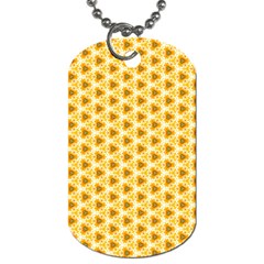 Pattern Halloween Pumpkin Color Dog Tag (two Sides)