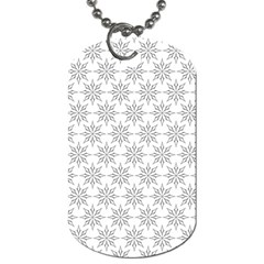 Ornamental Star Mandala Dog Tag (two Sides) by HermanTelo