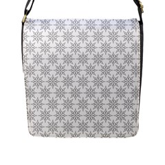 Ornamental Star Mandala Flap Closure Messenger Bag (l)