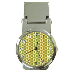 Pattern Halloween Pumpkin Color Green Money Clip Watches