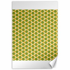 Pattern Halloween Pumpkin Color Green Canvas 20  X 30 