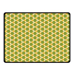 Pattern Halloween Pumpkin Color Green Fleece Blanket (small) by HermanTelo