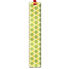 Pattern Halloween Pumpkin Color Green Large Book Marks by HermanTelo