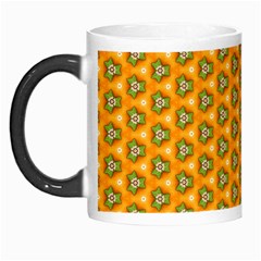 Pattern Halloween Pumpkin Color Leaf Morph Mugs by HermanTelo