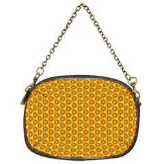 Pattern Halloween Pumpkin Color Leaf Chain Purse (one Side)