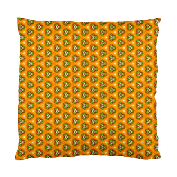 Pattern Halloween Pumpkin Color Leaf Standard Cushion Case (One Side)