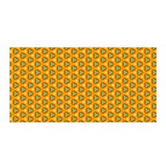 Pattern Halloween Pumpkin Color Leaf Satin Wrap by HermanTelo