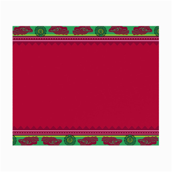 Ornaments Mexico Cheerful Small Glasses Cloth