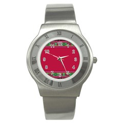 Ornaments Mexico Cheerful Stainless Steel Watch by HermanTelo