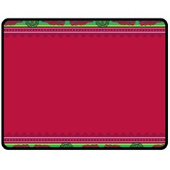 Ornaments Mexico Cheerful Fleece Blanket (medium)  by HermanTelo