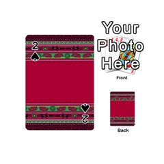 Ornaments Mexico Cheerful Playing Cards Double Sided (mini)