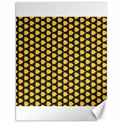 Pattern Halloween Pumpkin Color Yellow Canvas 18  X 24 