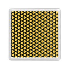 Pattern Halloween Pumpkin Color Yellow Memory Card Reader (square) by HermanTelo