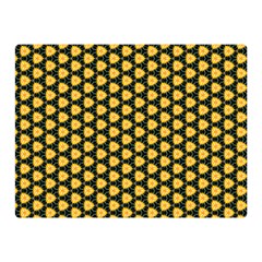 Pattern Halloween Pumpkin Color Yellow Double Sided Flano Blanket (mini) 