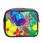 Pattern Leaf Polka Floral Mini Toiletries Bag (Two Sides) Back