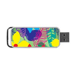 Pattern Leaf Polka Floral Portable Usb Flash (two Sides)