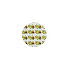 Pattern Avocado Green Fruit 1  Mini Buttons by HermanTelo