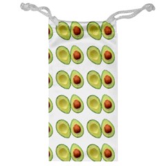 Pattern Avocado Green Fruit Jewelry Bag