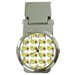 Pattern Avocado Green Fruit Money Clip Watches by HermanTelo